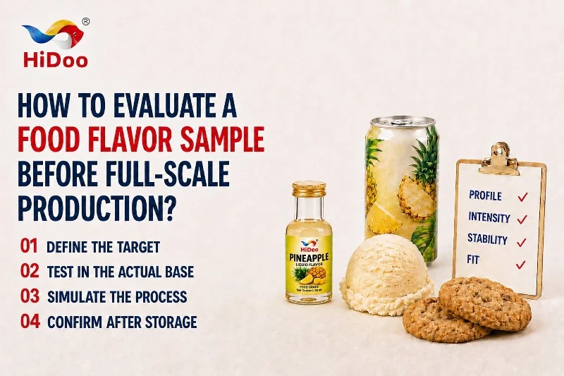 How to Evaluate a Food Flavor Sample Before Full-Scale Production – HiDoo How to Evaluate a Food Flavor Sample Before Full-Scale Production – HiDoo